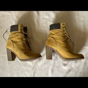 Timabland High Heel Boots size Women’s 8.5